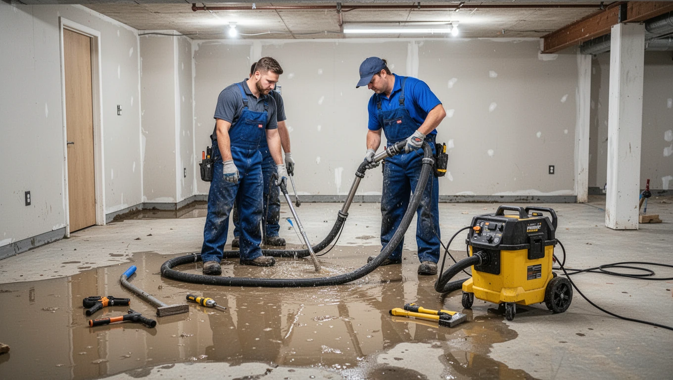 Basement Flood Cleanup
